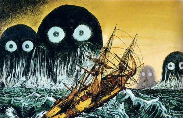 Bí ẩn quái vật đánh chìm tàu thuyền trên biển 