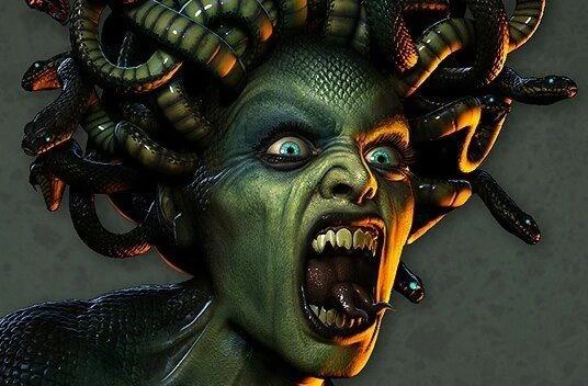 Rùng rợn quái vật hóa đá đàn ông trong chớp mắt 