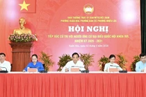 Bí thư Thành ủy TP HCM Trần Lưu Quang tiếp xúc cử tri tại Đơn vị bầu cử số 6