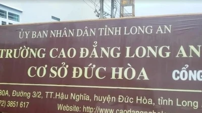 Gói thầu tiền tỷ tại trường Cao đẳng Long An chỉ thu hút một nhà thầu