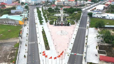 Long An: Đơn vị nào thi công cải tạo mặt đê Rạch Heo?