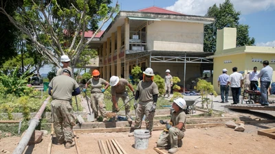 Tiến Nam Việt – Toàn Phát thắng gói xây phòng học Tân Khai