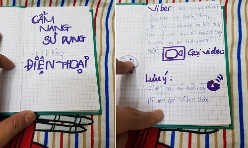 Chuyện cảm động về cẩm nang xài smartphone con gái viết cho mẹ