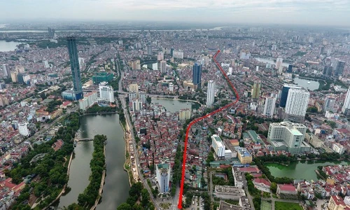 Ảnh toàn cảnh tuyến đường sắp mở rộng giá 3,5 tỷ đồng mỗi mét