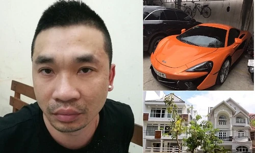 Ảnh: Trùm ma túy Hoàng béo giàu có choáng váng