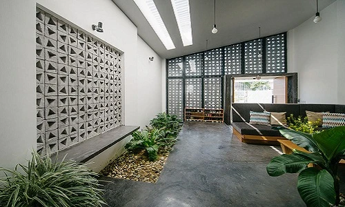 Thiết kế nhà Việt ấn tượng nhờ gạch hoa thông gió