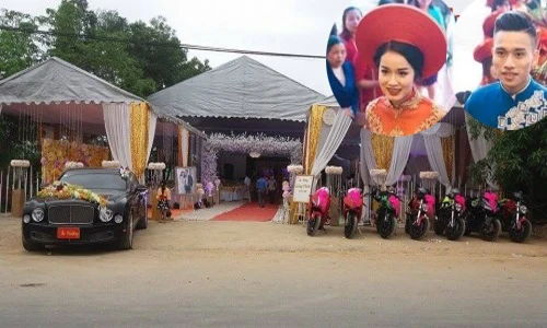 Bất ngờ gia thế cặp đôi làm đám cưới khủng ở Hà Tĩnh