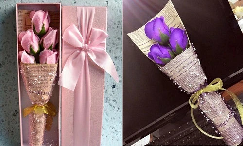 Hoa hồng sáp giá bèo lên ngôi đầu mùa 20/10