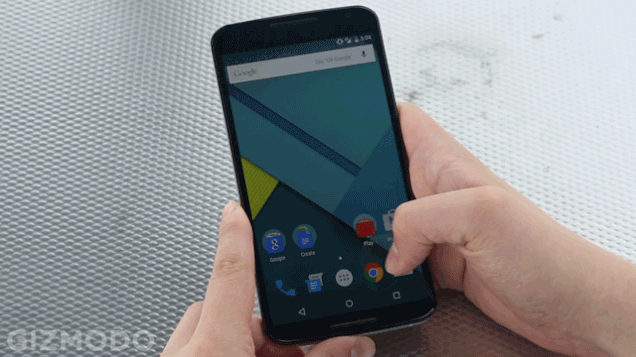 8. Android 5.0 mang đến nhiều hình ảnh động dễ thương.