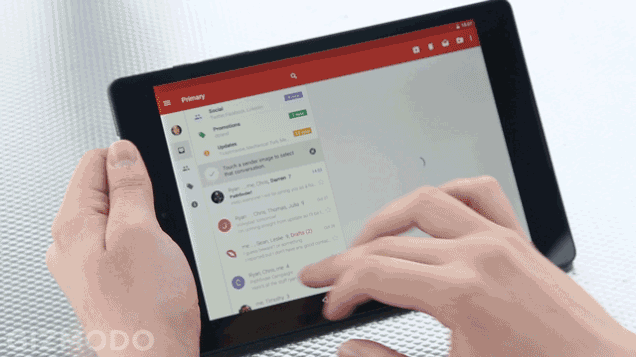 5. Hình ảnh giao diện Gmail mới.