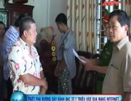 Triệt phá ổ cá độ bóng đá hàng triệu đô qua Internet