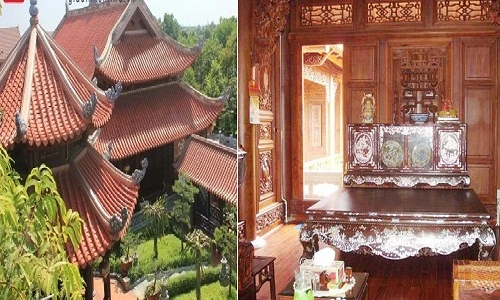 Nội thất độc trong biệt phủ vô tiền khoáng hậu xứ Nghệ