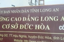 Công ty Nam Anh trúng gói mua sắm vật tư tại Trường Cao đẳng Long An