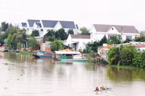 Long An: Thiên Lộc Kiến Tường thi công cống Rạch Gốc