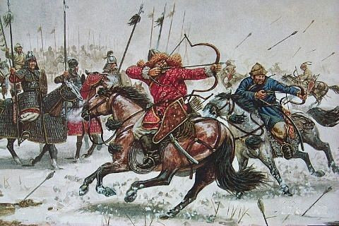 Theo các nhà nghiên cứu, khi tiến quân vào Yaroslavl, đội quân Mông Cổ do Batu Khan - cháu trai của Thành Cát Tư Hãn chỉ huy đã hủy diệt thị trấn này không lâu sau khi tiến và lãnh thổ của Nga. Ảnh: mongolianz.