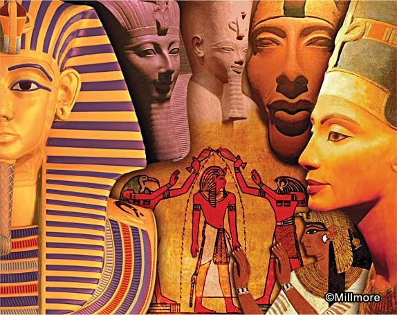 Do đó, các cuộc kết hôn trong hoàng tộc Ai Cập để mô phỏng thần Osiris và Isis cũng như duy trì hình ảnh của họ như những vị thần trên Trái đất. Ảnh: Millmore.