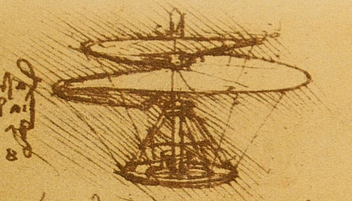 Nhóm nghiên cứu đang muốn xem xét liệu họ có thể cải thiện thiết kế trực thăng của da Vinci để hiệu quả hơn trong khi vẫn duy trì đặc tính giảm tiếng ồn hay không. Ảnh: Getty Images.