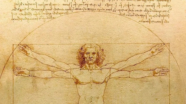 Tiến sĩ Rory tin rằng danh họa Da Vinci đã nắm rất rõ nguyên lý thiết kế lý tưởng của cơ thể người nhưng không bao giờ giải thích rõ ràng điều đó. Thiên tài này đã đi trước thời đại hàng thế kỷ. Ảnh: Museum of Science.