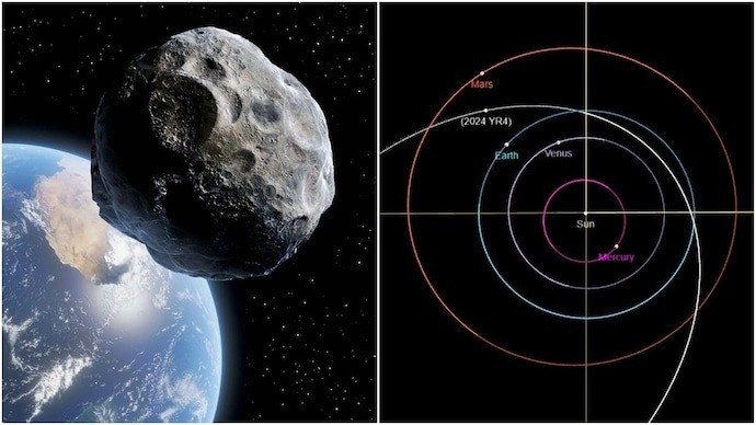 Từ những dữ liệu này, các chuyên gia tính toán và biết được khả năng va chạm của 2024 YR4 vào năm 2028, khi tiểu hành tinh này sẽ tiếp cận gần hơn với Trái đất. Ảnh: indiatoday.