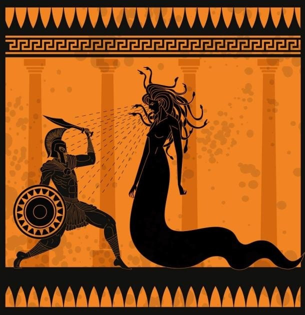 Với nhan sắc kiều diễm, Medusa ngạo mạn, tự tin cho rằng bản thân xinh đẹp hơn cả nữ thần chiến tranh và nghệ thuật Athena. Ảnh: Adobe Stock / By matiasdelcarmine.
