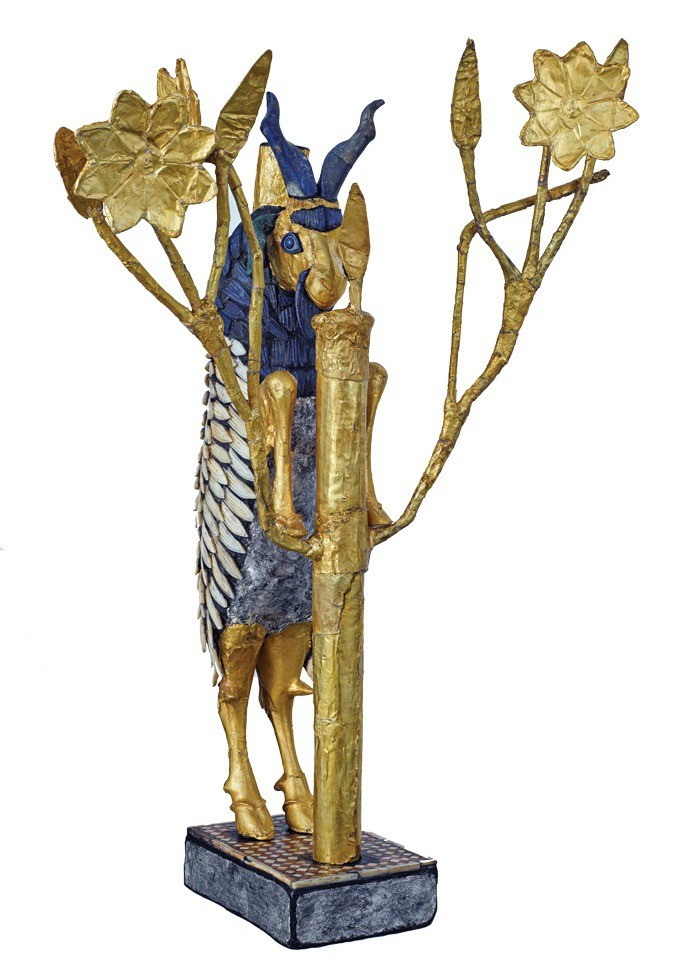 Bức tượng cổ được đặt tên là Ram in the Thicket (tạm dịch: Con cừu đực trong bụi cây). Được tạo ta vào khoảng năm 2550 trước Công nguyên, bức tượng này được chế tác vô cùng tinh xảo. Ảnh: world-archaeology.com.