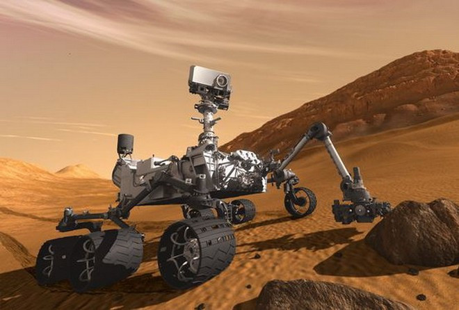 Ông David Agle - phát ngôn viên của nhóm Perseverance tại Phòng Thí nghiệm Sức đẩy phản lực (JPL, NASA), cho biết tảng đá này có tên Horneflya. Ảnh: Natgeo.