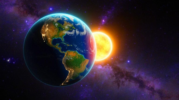 Nếu Kepler-725c có bầu khí quyển thì sự khác biệt về nhiệt lượng Mặt trời tại các thời điểm khác nhau trên quỹ đạo của nó có thể gây ra thảm họa cho khí hậu. Ảnh: AI.