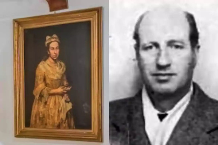 Tờ Algemeen Dagblad đã cử phóng viên điều tra và tìm thấy bức ảnh về ngôi nhà của hậu duệ Friedrich được rao bán. Trong bức ảnh có hình ảnh của bức họa “Chân dung một quý bà” mà họ đang tìm kiếm. Ảnh: Redacción.