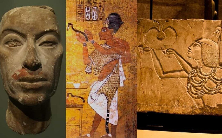 Sau khi lên ngôi vua, pharaoh Ay không nhận được sự ủng hộ từ gia đình pharaoh Tutankhamun. Những lá thư cổ xưa được cho là do vợ của Tutankhamun là Ankhesenamun viết có đề cập đến những cố gắng ngăn cản Ay lên ngôi báu. Ảnh: historicaleve.