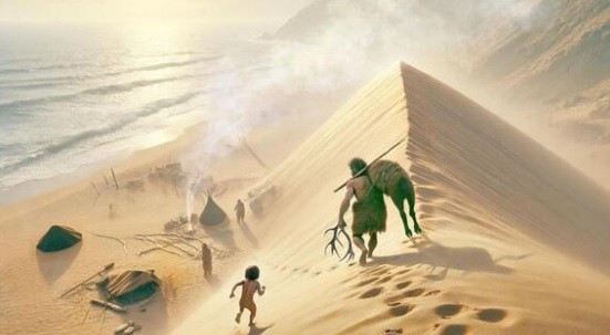 Từ những dấu chân này, các nhà nghiên cứu suy đoán người Neanderthal có thể đã sinh sống ở Monte Clérigo nhưng đến nay chưa tìm thấy bằng chứng về nơi ở của họ tại đây. Ảnh: Neto de Carvalho et al., Scientific Reports, 2025 (CC BY-NC-ND 4.0).