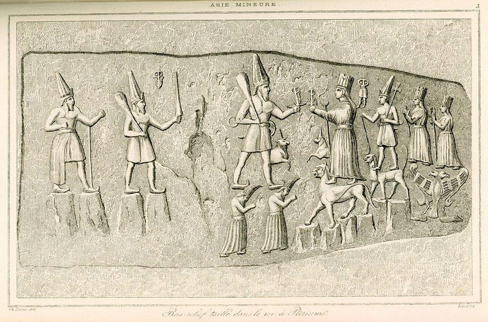 Di chỉ Uşaklı Höyük đóng vai trò quan trọng trong việc tìm hiểu về người Hittite - tộc người Ấn - Âu đã đến Anatolia vào đầu thiên niên kỷ thứ 2 trước Công nguyên và trở thành một thế lực thống trị vào năm 1340 trước Công nguyên. Ảnh: Charles Texier (Public Domain).