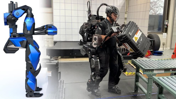 Công ty Sarcos Robotics (Mỹ) đã giới thiệu tới công chúng bộ khung ngoài robot có khả năng “tăng sức mạnh” lên tới 20 lần. Điều này có nghĩa người dùng bình thường có thể dễ dàng nâng vật nặng tới 90 kg trong thời gian dài. Sản phẩm này mất 17 năm và 175 triệu USD để phát triển. Ảnh: exoskeletonreport.com.
