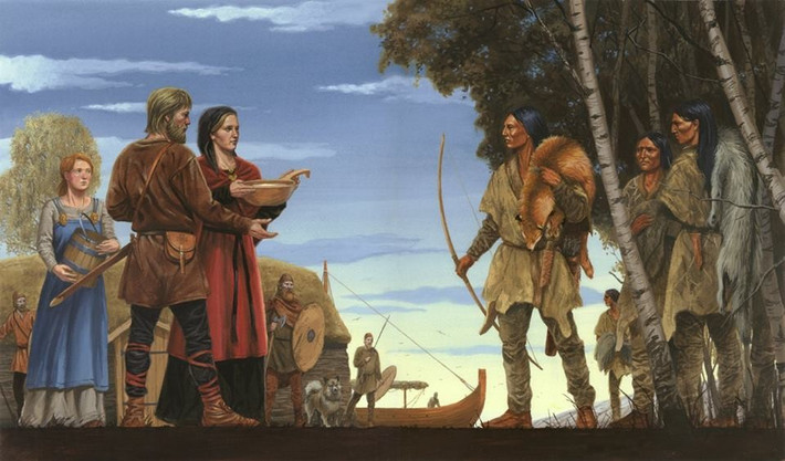 Đối với người Viking, vàng hiếm hơn so với bạc. Những dấu vết từ chiếc vòng tay bằng vàng khoảng 1.000 tuổi cho thấy nó từng bị cắt 2 lần, có thể được dùng trong ít nhất hai giao dịch riêng biệt trước khi được chôn dưới lòng đất. Ảnh: Anders Kvåle Rue.
