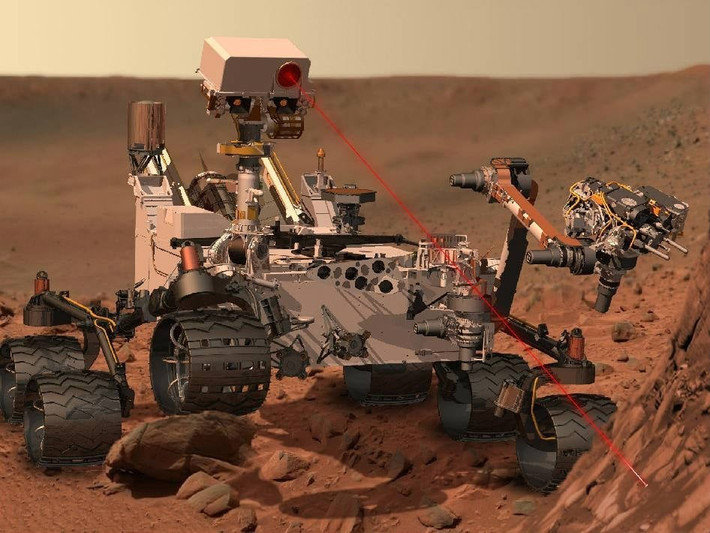 NASA cho biết thêm rằng, hàng tỷ năm xói mòn do gió đã dần dần làm mòn đi lớp đá xung quanh, để lộ ra những hình dạng bất thường của các tảng đá mà chúng ta có thể nhìn thấy ngày nay trên bề mặt sao Hỏa. Ảnh: universetoday.com.