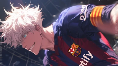 AI biến Gojo, Luffy, Goku thành “quái vật” bóng đá sân cỏ