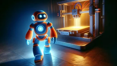Robot 3D bước ra từ máy in như phép màu, không cần lắp ráp