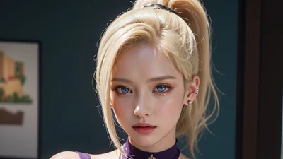  AI tái tạo Ino Yamanaka với vẻ đẹp trưởng thành cuốn hút