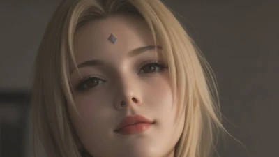 AI tái hiện Tsunade cực phẩm, fan Naruto "mất máu" hàng loạt