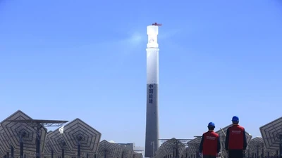 Trung Quốc biến nắng thành điện cả đêm giữa sa mạc Gobi