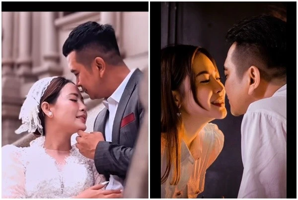 "Bé An” Hùng Thuận tình tứ bên vợ xinh 