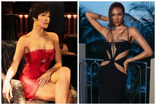 “MC gợi cảm nhất showbiz Việt” Phương Mai mặc táo bạo