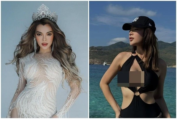 Hoa hậu Chuyển giới Việt Nam Trân Đài ăn mặc táo bạo