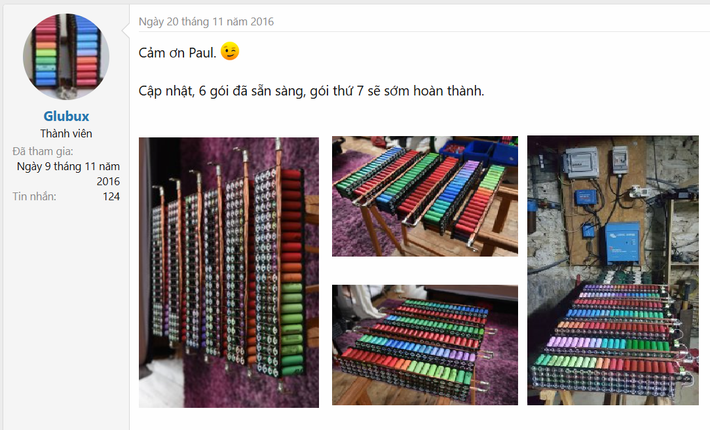 Trong suốt quá trình thực hiện, anh liên tục cập nhật, chia sẻ lên trang Second Life Storage - một diễn đàn của những người thích DIY (tự làm những vật dụng mình cần. Thông qua đó anh nhận được những đóng góp, hỗ trợ của các thành viên khác để khắc phục những hạn chế về kiến thức hay kết cấu để hoàn thiện hệ thống.