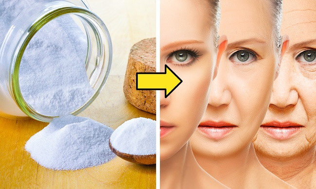 8. Lột mặt bằng soda là mẹo làm đẹp trên mạng được nhiều người làm theo tuy nhiên, sử dụng soda sẽ làm mất độ cân bằng pH của da, làm khô da và gây nếp nhăn, lão hóa.