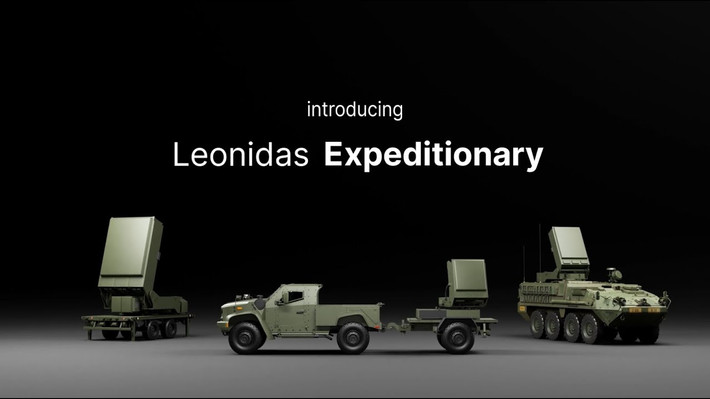 Tiêu biểu cho loại khí tài này là hệ thống có tên gọi Leonidas Expeditionary do hãng Epirus phát triển cho Quân đội Mỹ, hợp tác với Văn phòng Nghiên cứu Hải quân (ONR), Văn phòng Chống UAS Nhỏ hỗn hợp (JCO) và Phòng Thí nghiệm Chiến tranh của Thủy quân Lục chiến Mỹ. Ảnh: Epius.