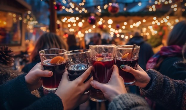 Vào mùa đông, đặc biệt là trong kỳ Giáng sinh, du khách dễ dàng nhìn thấy các cửa hàng phục vụ vind chaud trên các con phố. Người Pháp thì luôn tự làm món này tại gia đình để chia sẽ cùng nhau trong đêm Noel. Ảnh: Le Monde