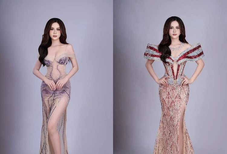 Người đẹp Lê Tuyền khoe vóc dáng vạn người mê với trang phục dạ hội