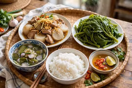 Củ cải trắng giàu vitamin C, chất xơ, kho cùng thịt đậm vị ngon cơm