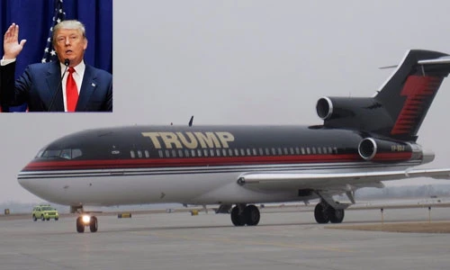 Chuyên cơ dát vàng xa xỉ của tỷ phú Donald Trump