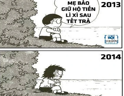 Sốt ảnh chế lì xì đầu năm mới